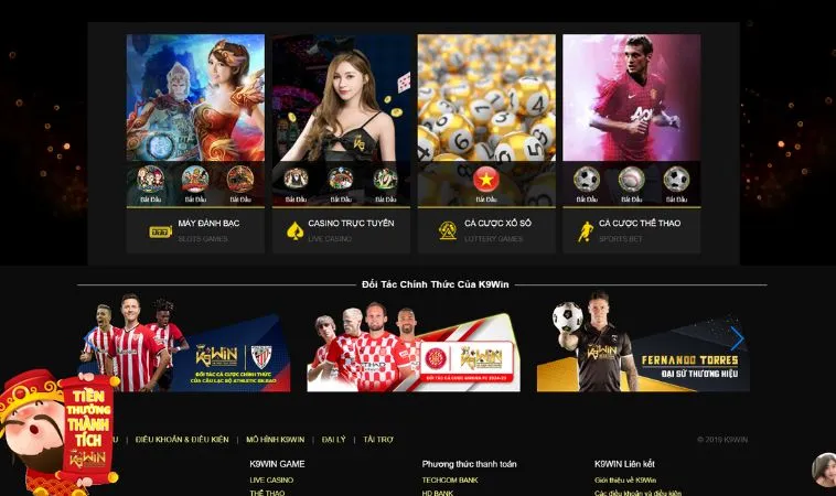 Đa dạng các thể loại game nhanh để trải nghiệm tại nhà cái K9WIN