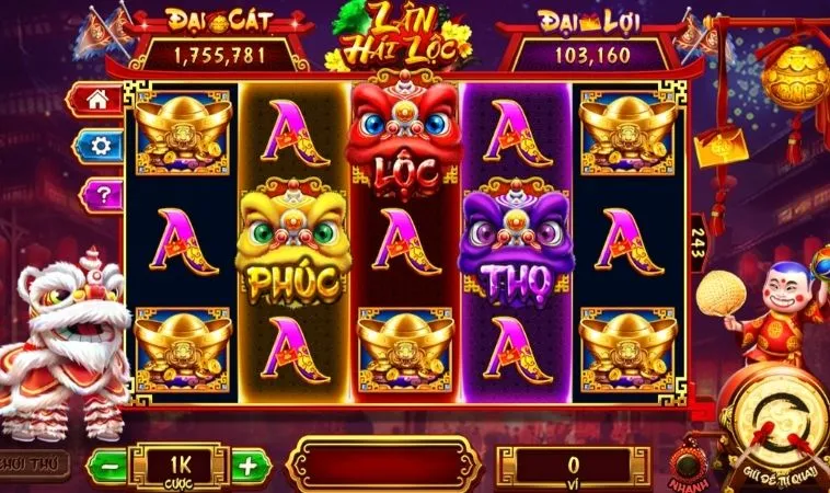Bí Quyết Thắng Lớn Với Cách Chơi Nổ Hũ Lân Hái Lộc Tại K9WIN 2 Các biểu tượng trong game Nổ Hũ Lân Hái Lộc tại K9WIN